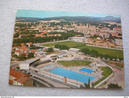 Cpm, Salon de Provence, vue générale et la piscine, bouches du Rhône