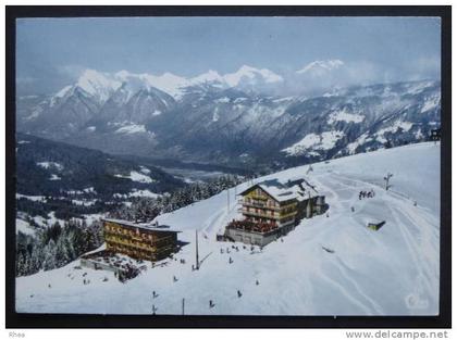 74 Samoëns vue aerienne sous la neige D74D K74258K C74258C RH036485