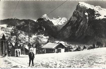 CPSM Samoëns Le Criou Le Teleski du Vercland