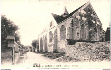 CPA Carte postale France Samois-sur-Seine  L'église  VM83339