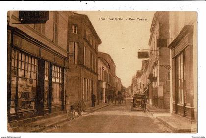 CPA-Carte Postale FRANCE-Saujon-Rue Carnot -1945? VM13091