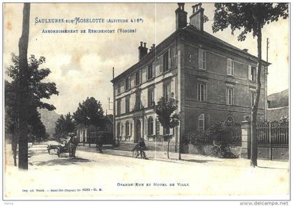 Carte Postale Ancienne de SAULXURES sur MOSELOTTE