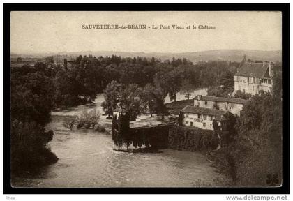 64 Sauveterre-de-Béarn chateau pont D64D K64513K C64513C RH062676