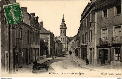 CPA Savenay Rue de l'Eglise (1440214)