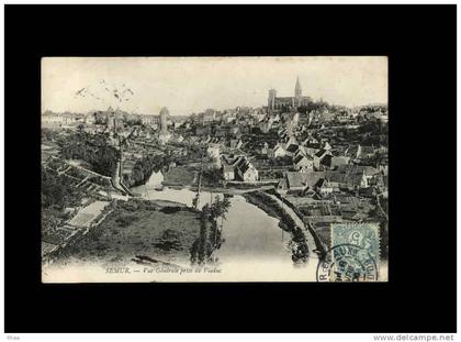 21 Semur-en-Auxois - Vue générale prise du Viaduc