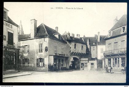 cpa du 21  Semur place de la liberté    GX20