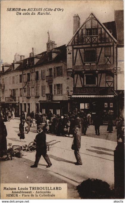 CPA SEMUR - Un coin du Marché (115945)