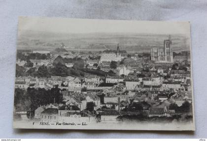 Sens, vue générale, Yonne 89