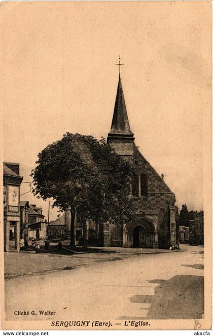 CPA AK SERQUIGNY - L'Église (656291)