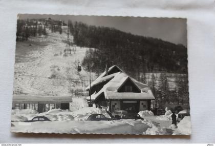 Cpm 1961, téléphérique de Serre Chevalier, gare de départ, Hautes Alpes 05