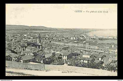 34 - Sète - Cette - Vue Générale Coté Nord - CPA - Voir Scans Recto-Verso