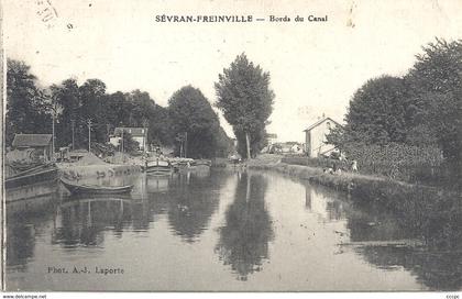 CPA Sevran-Freinville Bords du Canal