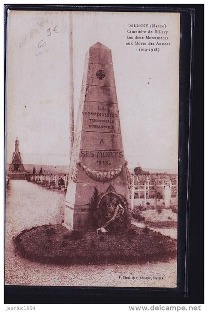 SILLERY MONUMENT DU 97 EME DIVISION