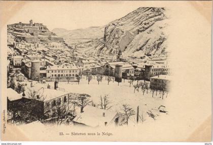 CPA SISTERON sous la Neige (142959)