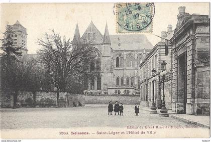 Soissons - Saint-Léger et l'Hôtel de Ville