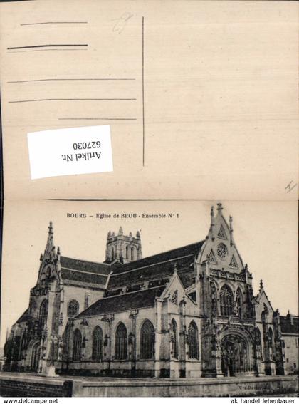 627030,Bourg Eglise de Brou Ensemble N 1 Kirche France