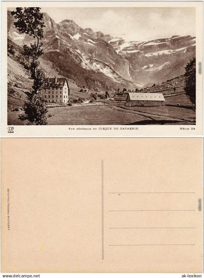 Gavarnie Vue générale du Cirque de Gavarnie Hautes-Pyrénées 1936