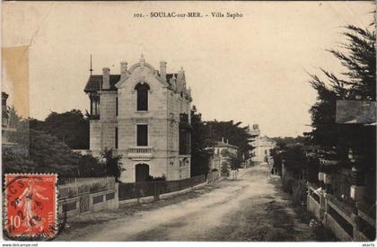 CPA SOULAC-sur-MER-Villa Sapho (28326)