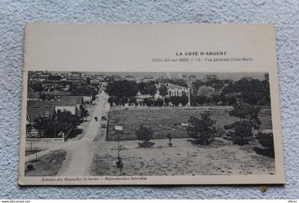 F419 Soulac sur mer, vue générale, côté Nord, Gironde 33