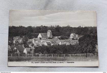 Cpa 1931, Saint Léger en Yvelines, panorama, Yvelines 78