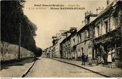 CPA St-NOM-la-BRETECHE - Grande Rue - A La Glycine -Maison Bannier (246294)