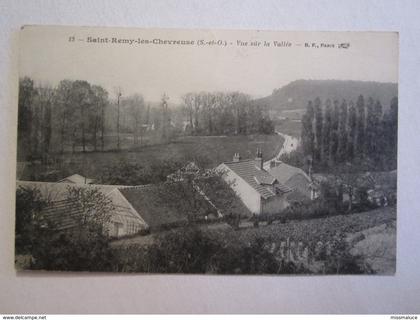 [78] Yvelines > St.-Rémy-lès-Chevreuse vue sur la vallée timbre taxe