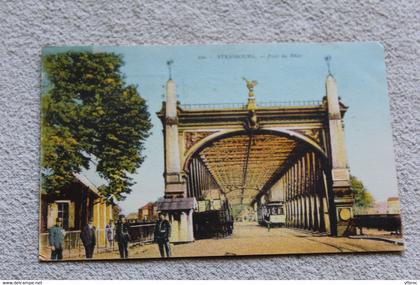 Cpa 1937, Strasbourg, pont du Rhin, bas Rhin 67