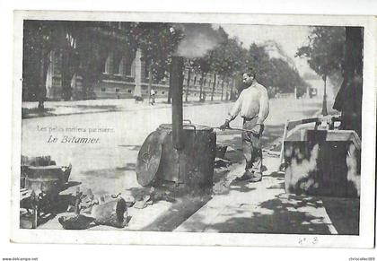 Carte Postale : Les Petits Métiers Parisiens .  Le Bitumier