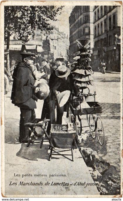 CPA Paris - Les petits métiers paris Marchand de Lunettes (88299)