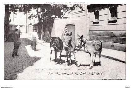 Paris - Les Petits Métiers Parisiens - Le Marchand de lait d'ânesse