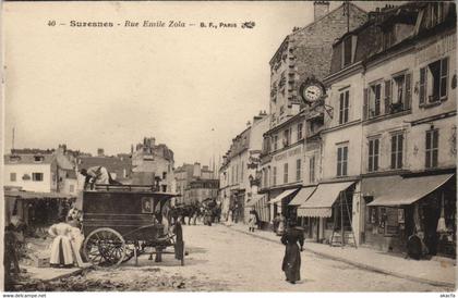 CPA SURESNES - Rue Emile Zola (44385)