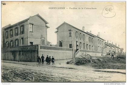 CPA 95 SURVILLIERS PAVILLON DE LA CARTOUCHERIE