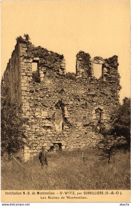 CPA Survilliers Les Ruines de Montmelian FRANCE (1307811)