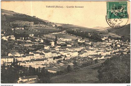 Carte Postale Ancienne de : TARARE-Quartier Baronnat