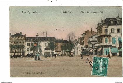 CPA- Carte Postale -France-Tarbes - Place Maubourguet -1908?-VM19453