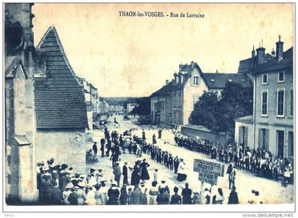 Carte Postale Ancienne de THAON les VOSGES