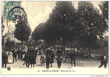 Carte Postale Ancienne de THAON les VOSGES