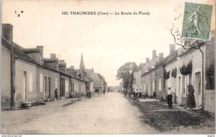 18 - THAUMIERS --  La route du Pondy