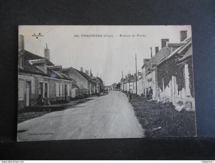 CPA - Thaumiers - Avenue du Pondy