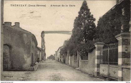 CPA THENEZAY Avenue de la Gare (1140994)