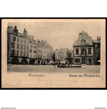 57 - THIONVILLE (Moselle) - Gruss aus Diedenhofen - Marktplatz