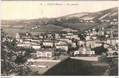 Carte Postale Ancienne de THIZY-vue générale