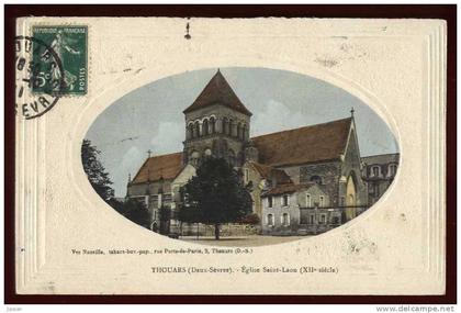 cpa du 79  Thouars Eglise Saint Laon ABE40