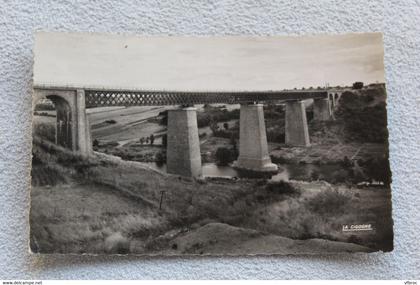 Cpsm 1963, Thouars, le viaduc, deux Sèvres 79