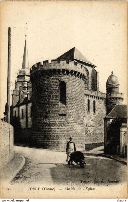 CPA Toucy - Abside de l'Eglise FRANCE (960961)