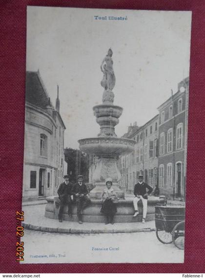 CPA - Toul - Fontaine Curel