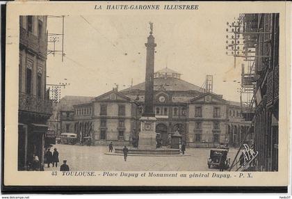 Toulouse - Place Dupuy et Monument