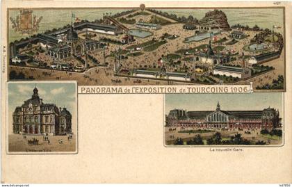 Tourcoing - Expositon 1906 - Litho