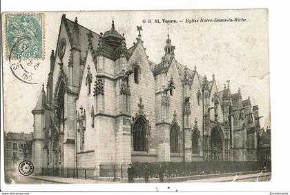 CPA-Carte postale-France-Tours- Eglise Notre Dame la Riche-1905-VM29449