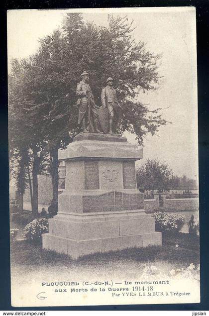 cpa du 22 Plouguiel le Monument  aux Morts de la Guerre  ------- près   Tréguier    AVR20-168